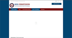 Desktop Screenshot of meinfernstudium.com